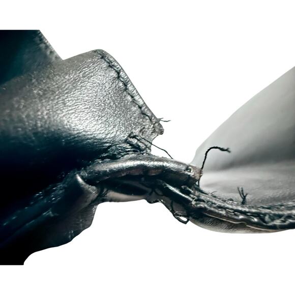 Vintage Mark Cross Black Leather Briefcase – Made in Italy - Picture 9 of 12